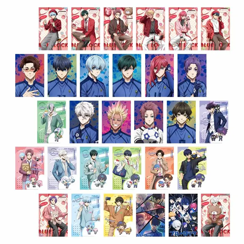 

10/30pcs Anime Blue Lock Poster Aesthetic Wall Collage Kit Cartoon Meguru Hyoma Prints Cards Dorm Room Decoration Postcards Set