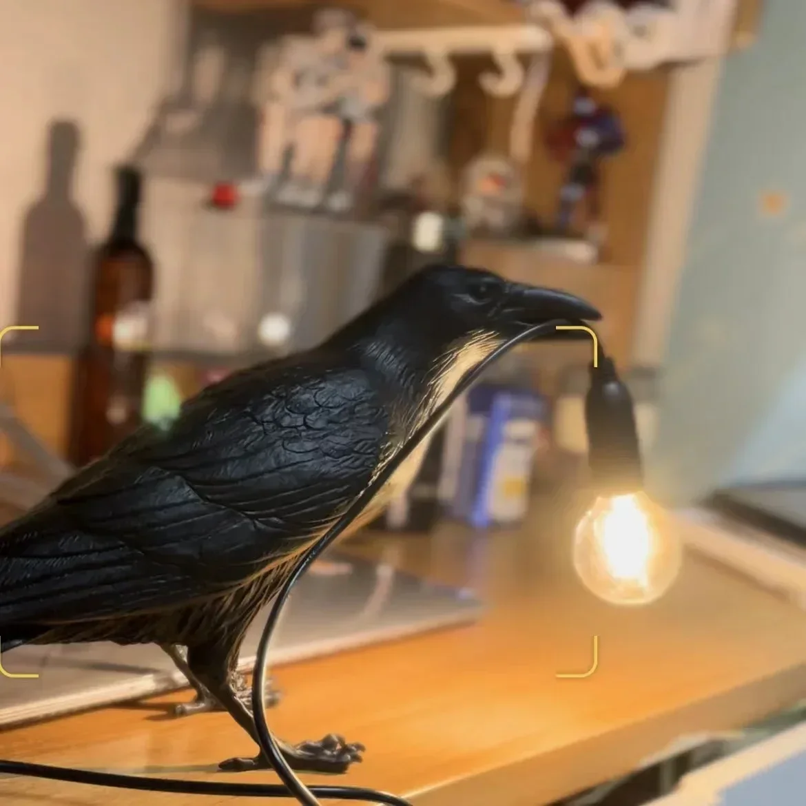 

Nordic for Bedside Daily Black/White Bird Wall LightLiving room Decorative Home Desk Lustre Table Lamp Animal Fixtures G5/E15