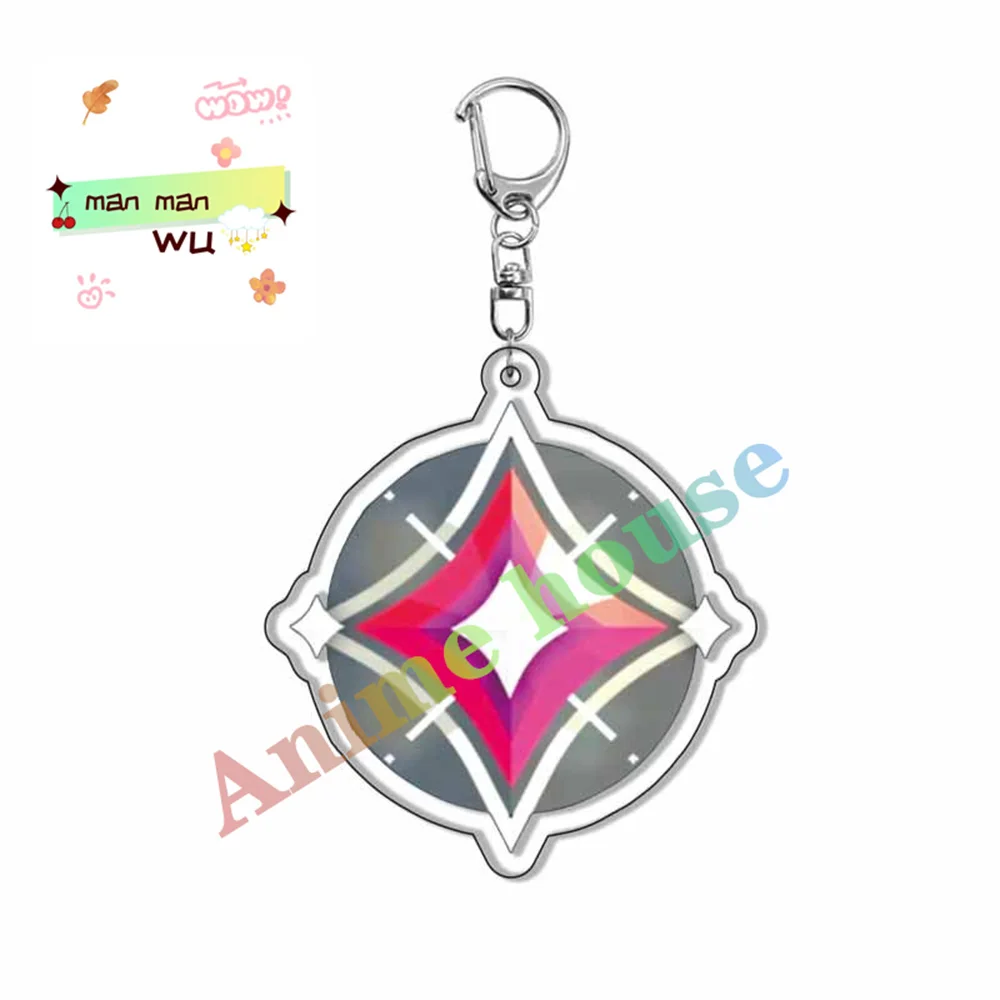 New Game Keychain Valorant Astra Killjoy Jett Sova Cypher Man Key Chain 6cm Fashion Accessories Pendant Key Ring For Gifts