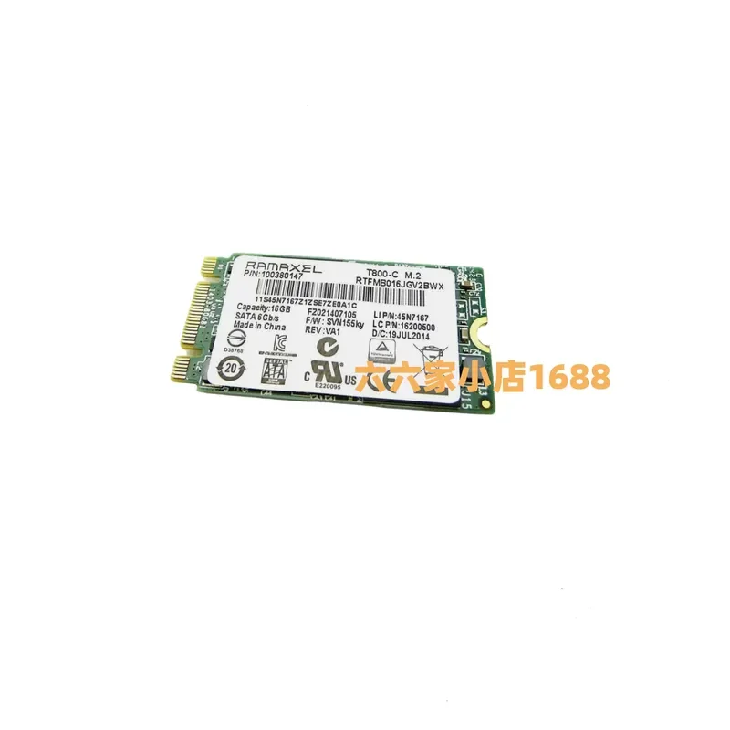 For Lenovo U530 RTFMB016JGV2BWX SATA SSD 16GB Solid State Drive Internal Hard Disk Replacement Upgrade Storage Device