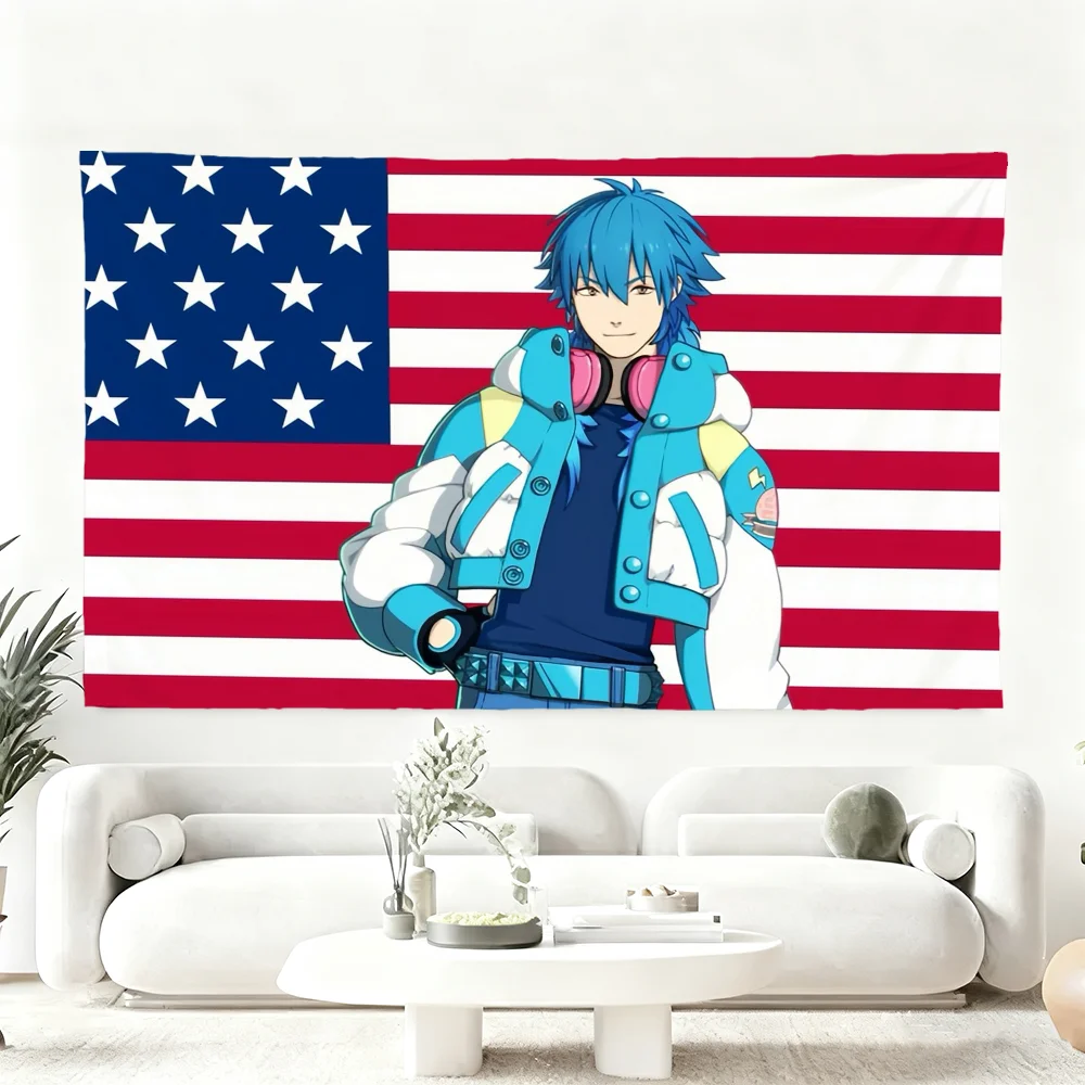 A-aobA-a CARTOON S-seragaki flag Durable Outdoor Indoor Patio Festive Decoration Classic Design Pole Wall Room Banner