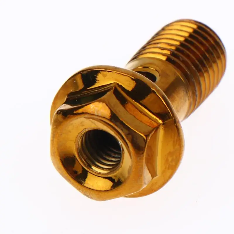 1Set Motorcycle Accessories Brake Bleed Screw Banjo Bolt M10*1.25mm /1.0mm Air Release Brake Caliper Cylinder Screw