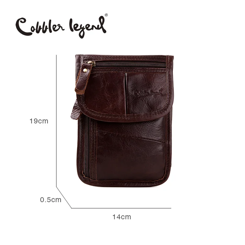 Cobbler Legend 2019 New Retro Trend Men Waist Packs For Mobile Phone Money Case For Male Travel Belly Fanny Pack Bag Hot Sale