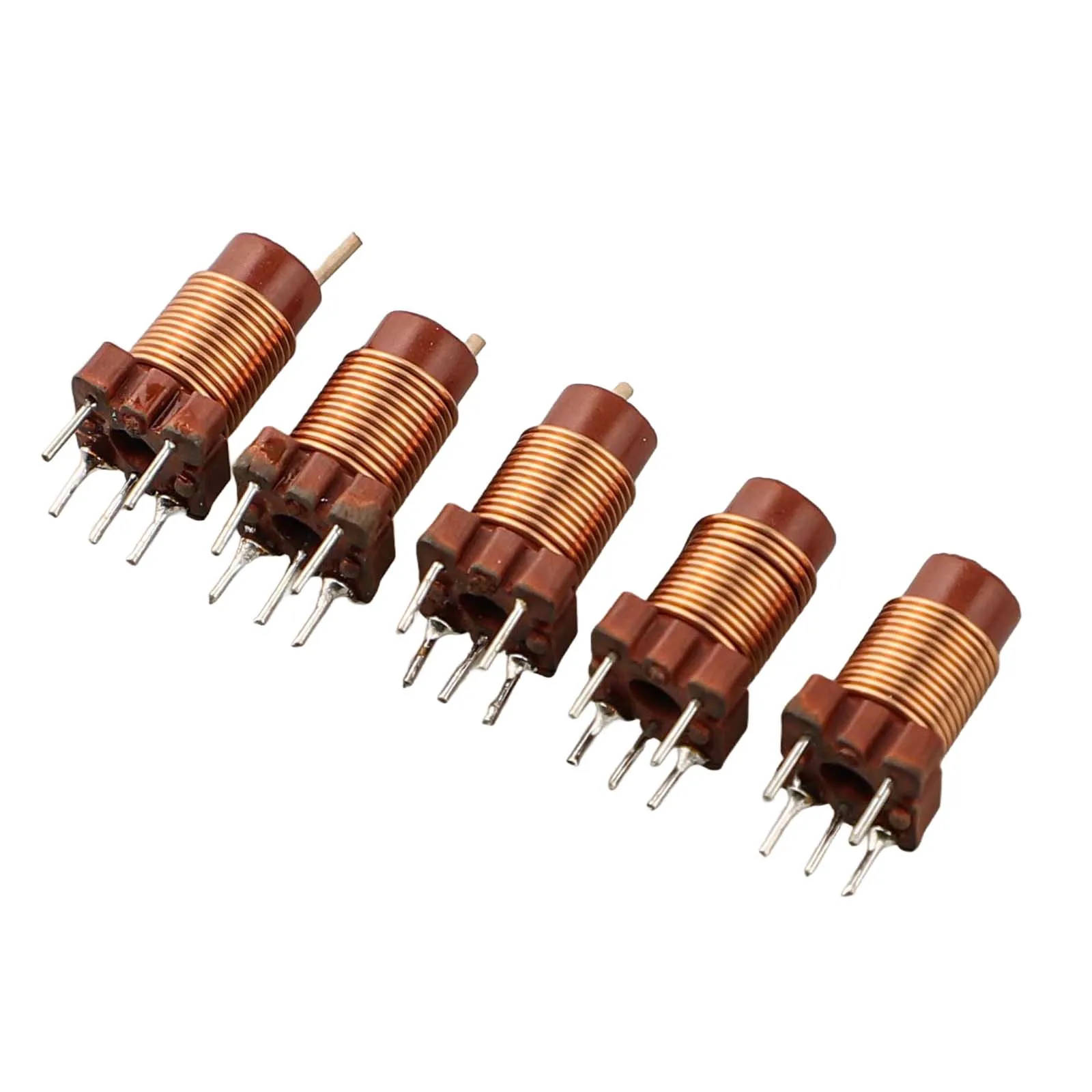High-Frequency Inductor Adjustable Inductor Plastic And Copper Material For Audio Equipment 12 Turns Ferrite Core Inductor
