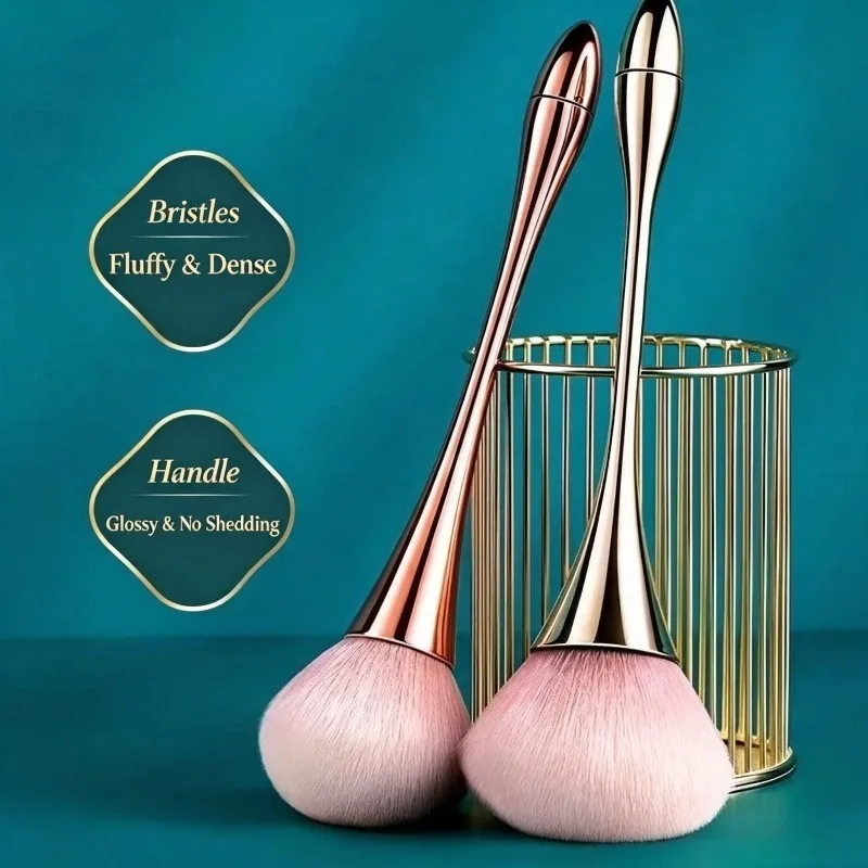 Small Pretty Waist Makeup Brush Powder Blusher Brush Single Powder Brush Fluffy Soft Hair Honey Paint Beauty Tools Nail Brush