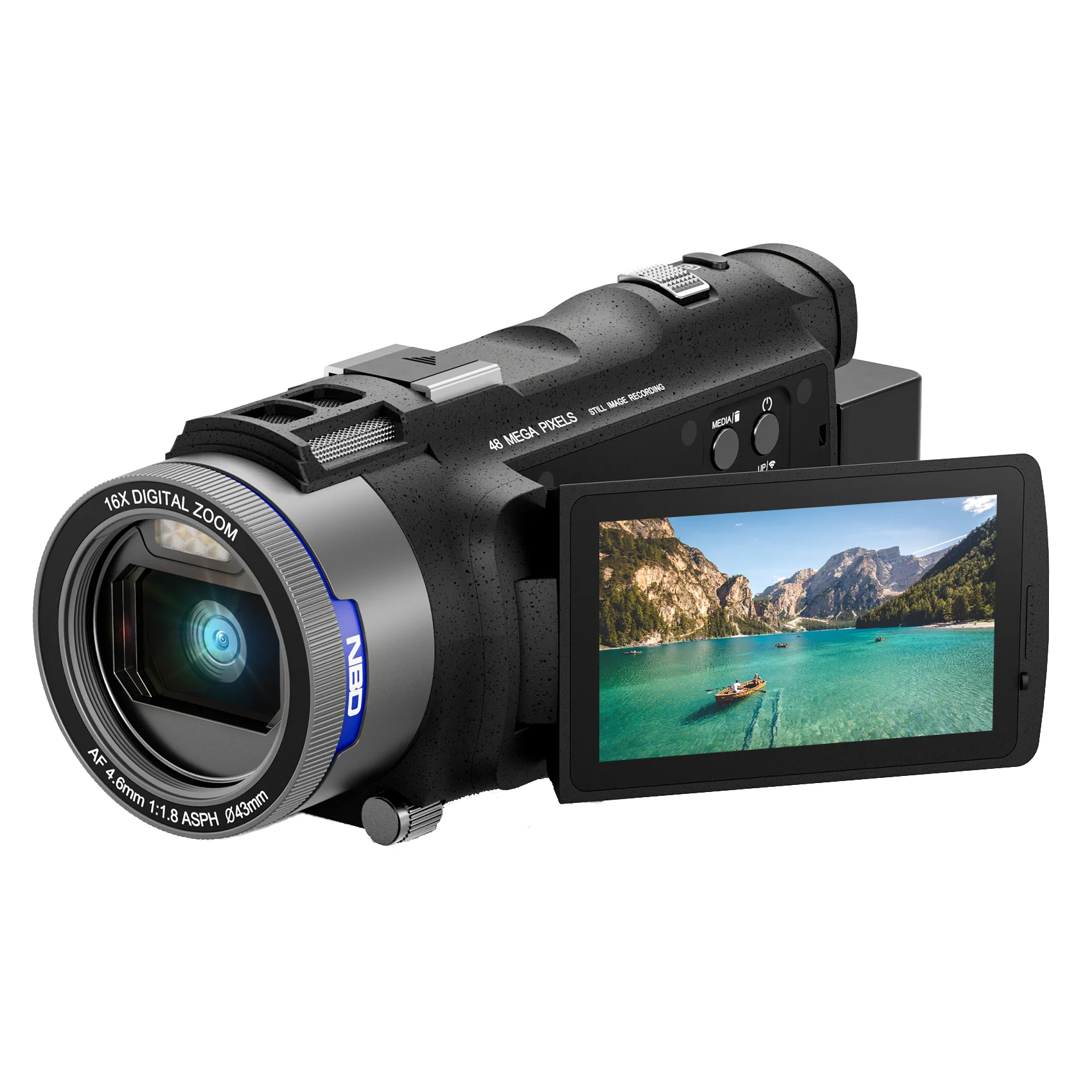 

16-кратный цифровой зум, видеокамера 4K, центральная взвешенная средняя камера с автофокусом, профессиональная фотография, видео Cmera