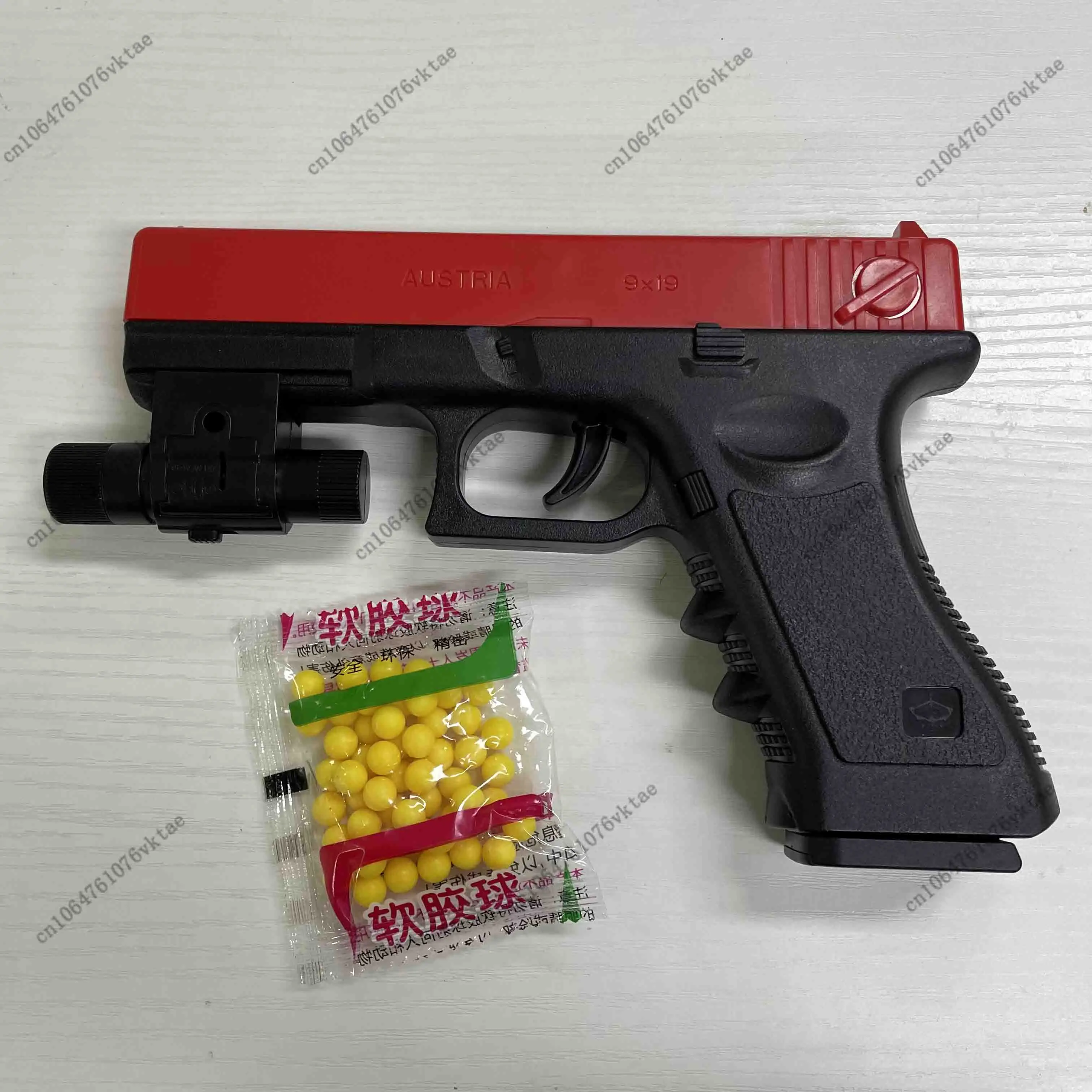 G17 Manual Pistol Lower Magazine Foam Soft Bullet Toy Gun Airsoft Launcher CS Shooting Games Weapons for Kids Boys Gift