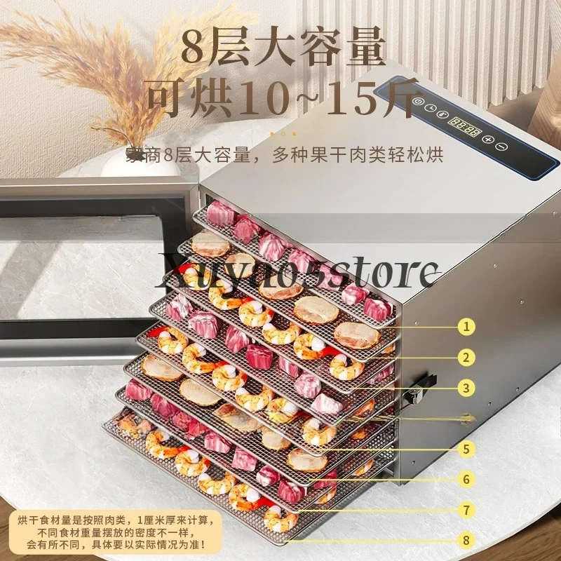 30 Layers Food Dehydrator Commercial Home Dual-use Food Dryer Stainless Steel Fruit Vegetable Drying Machine 110V/220V 30~100℃