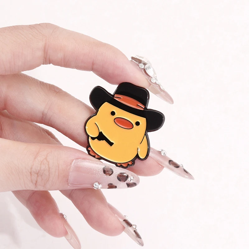 كن هوئا أنا أقرأ البطة المينا دبابيس مخصصة القلب السهم شريف شارات التلبيب دبابيس مجوهرات اكسسوارات هدية للأصدقاء