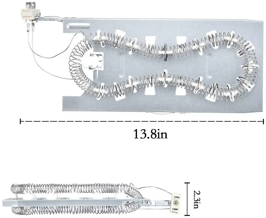 

Hot Sales 3387747 Dryer Heating Element with 279973 Thermal Fuse Replacement Part