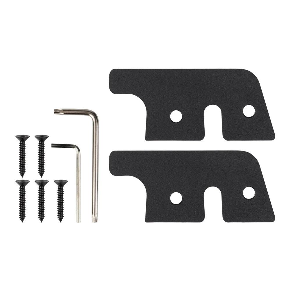 For jeep For wrangler For jk 2018-2024 For Gladiator 2020-2024 Sun Visor Repair Kit 2PCS with Black Anodized Aluminum Components