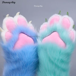 Furry Paw Gloves Cosplay Costumes Cat Sheep Claw Rabbit Fursuit Animal Claw Cute Furry Animal Claw Cat Claw Gloves