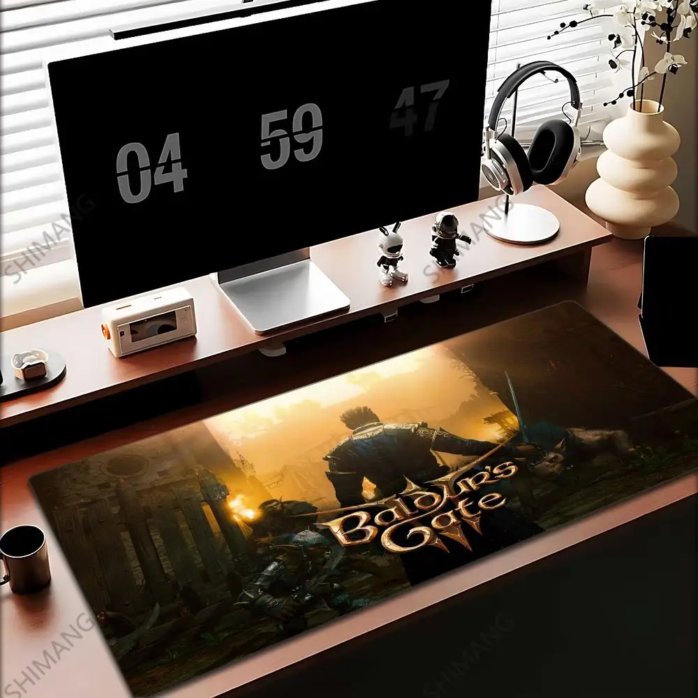 

Baldurs Gate 3 Game Mousepad Pc Gaming Accessories Desk Mat Prime Gaming XXL Keyboard Mouse Pad With lock edge Stitched Mats Xxl