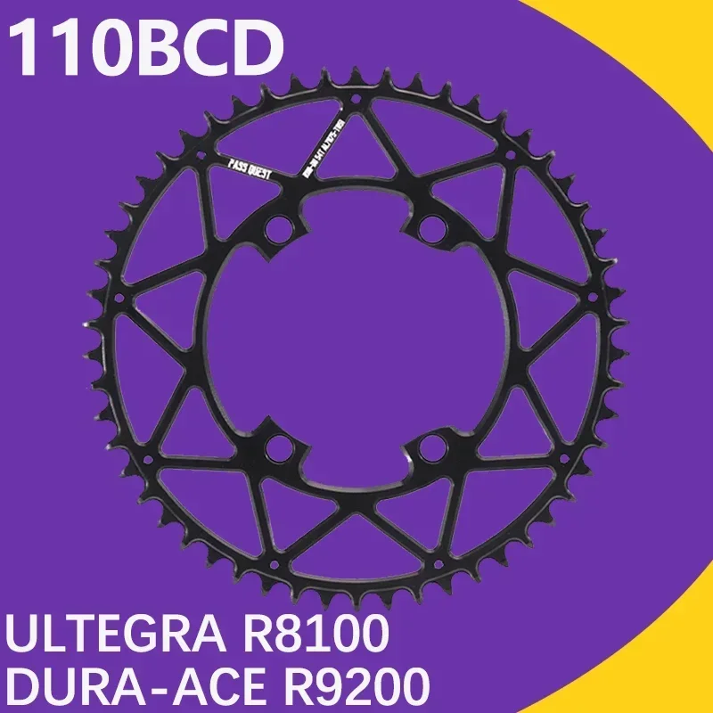 110bcd Chainring for Shimano ULTEGRA R8100 DURA-ace R9200 Crank Round MTB Chainring Narrow Wide Crankset 36-60 T Road Bike