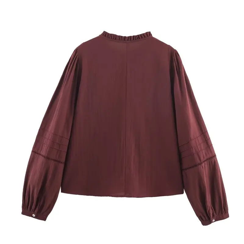 خريف 2025 تصميم نسائي جديد طويل مطرز irt متعدد الاستخدامات غير رسمي فضفاض مناسب مستدير Ne طول منتظم