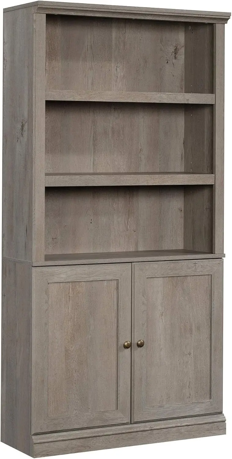 Miscellaneous Storage Bookcase With Doors/ Book shelf, Mystic Oak finish