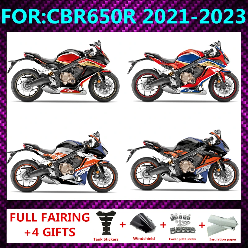 

New ABS Motorcycle Whole Fairing For CBR650R 650R CBR650 2019 2020 19 20 ABS Plastic Full Custom Color Bodywork Fairings zxmt