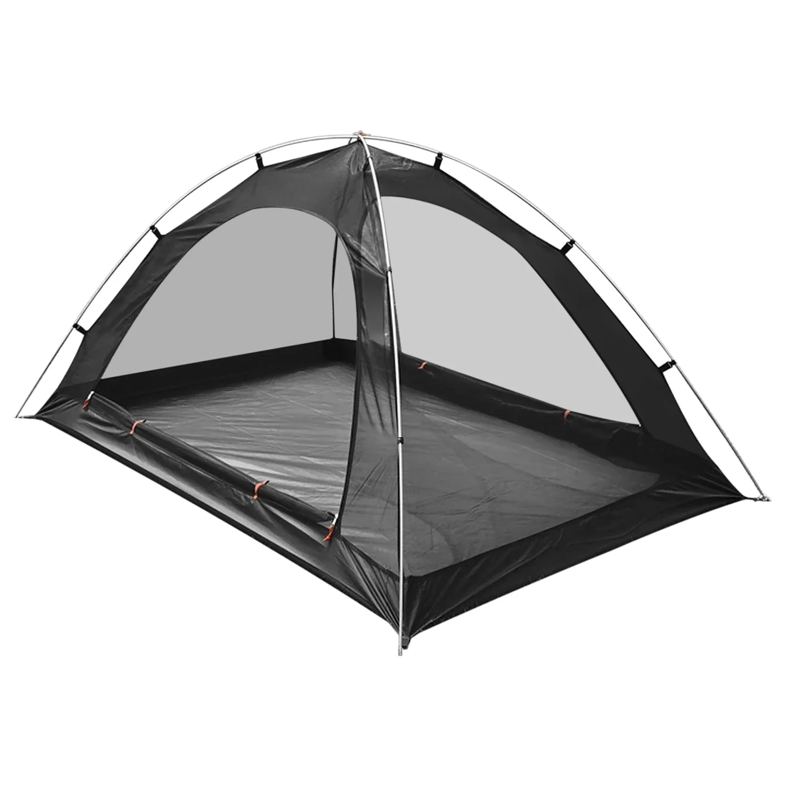 

Mesh Tent Tent Summer Travel Hiking Black Mesh 1 Pack 210D Oxford Cloth Accessories Aviation Aluminum Useful Practical