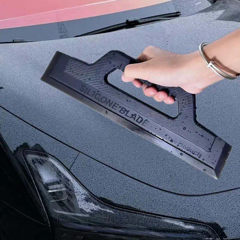 Non-Scratch Soft Silicone Handy Squeegee Car wrap tools Water Window Wiper Drying Blade Clean Scraping Film Scraper  Accessories