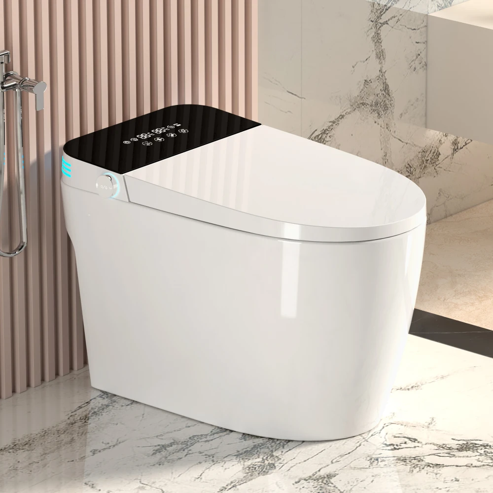 

Smart Toilets with Heated Bidet Seat.Portable toilet with bidet built.Intelligent Toilet Auto Open/Close Seat. Bidet toilet
