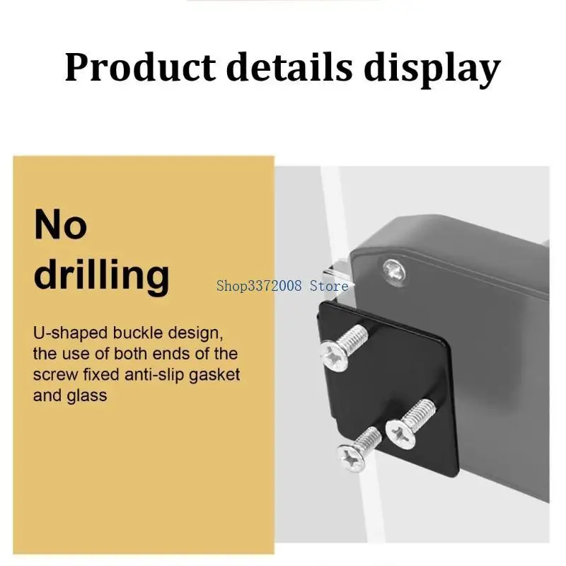  Frameless Glass Door Lock Replacement Push Pull Sliding Door Keyless Electric Passwords Lock Keyless Entry Door Lock
