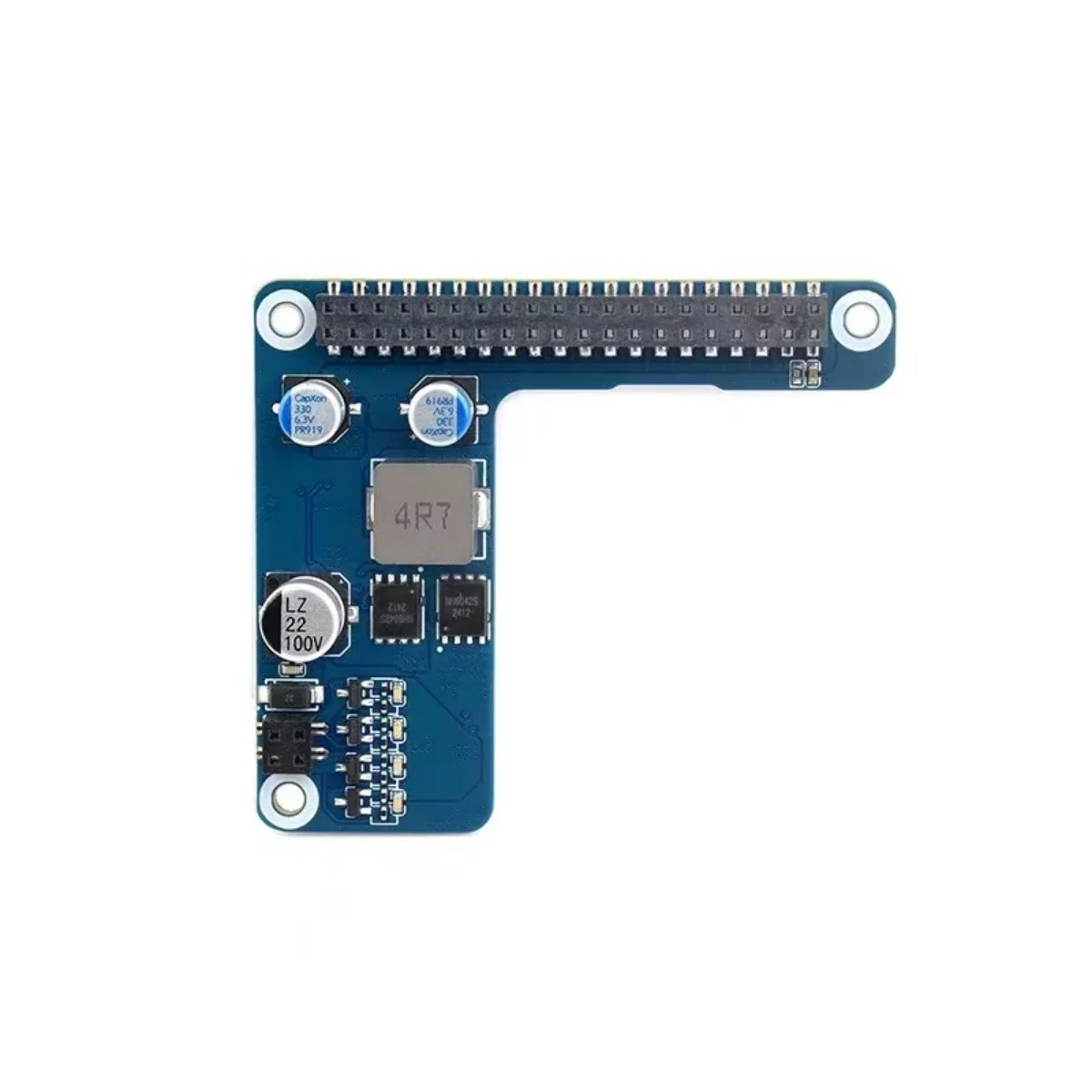 Micro Snow Raspberry Pi 5 Dedicated PoE Expansion Board Network Port Power Supply Module 5V 5A Small Size Can be Embedded in the