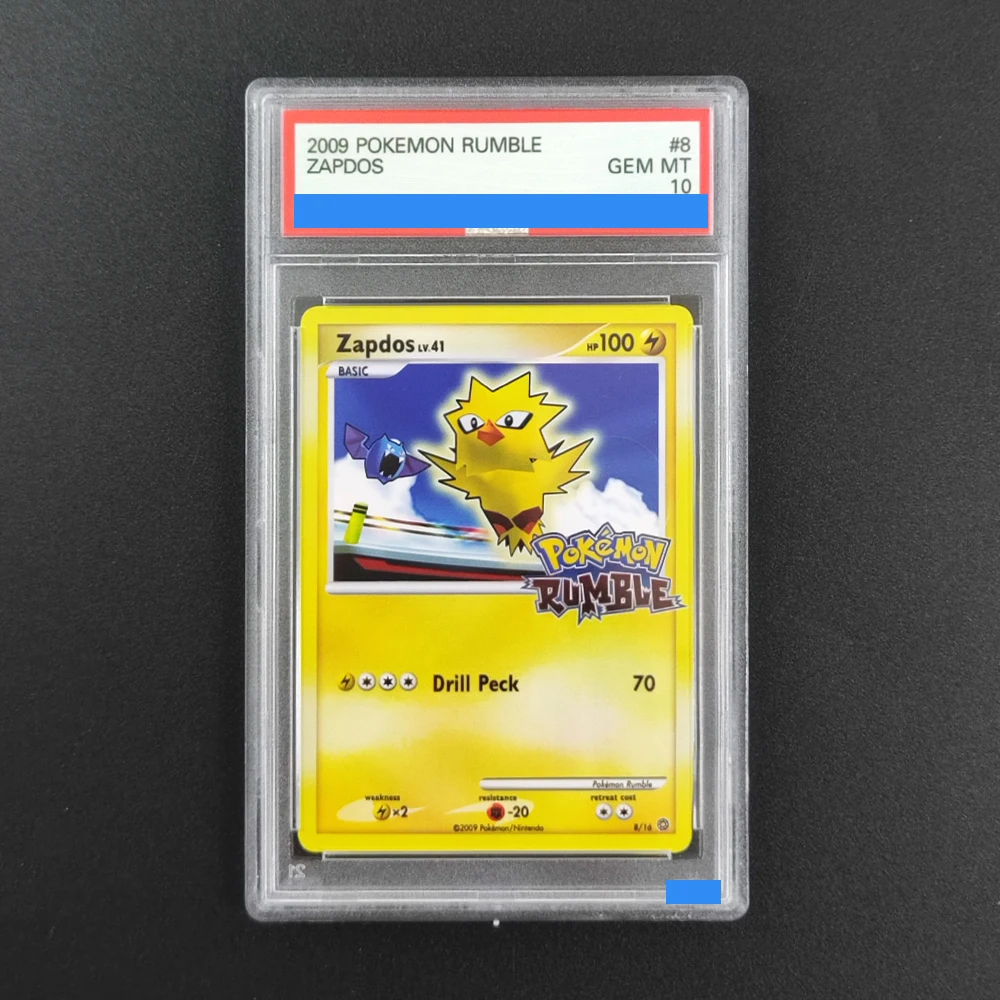 

Proxy 2009 POKEMON RUMBLE #8 ZAPDOS 08/16 Authentication Grading 10 Collection Game Card