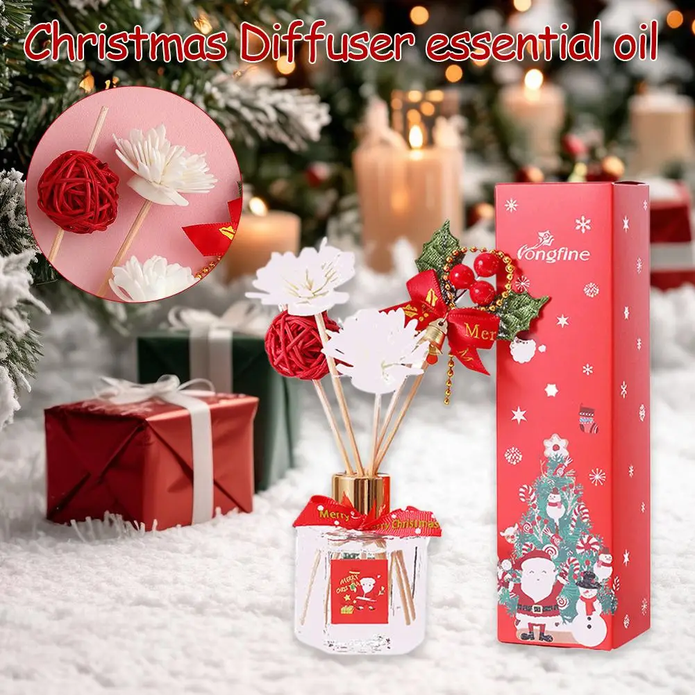 50 مللي مزيل عرق عيد الميلاد لا عطور النار الروطان الناشر عصا لعيد الميلاد السنة الجديدة الديكور H1O3