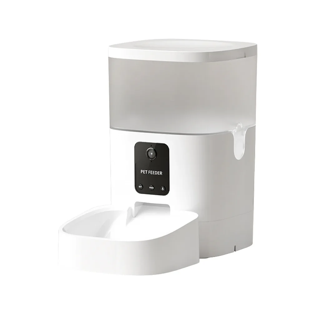 

4L automatic feeder, pet intelligent timing quantitative feeding WiFi video remote cat and dog automatic feeder