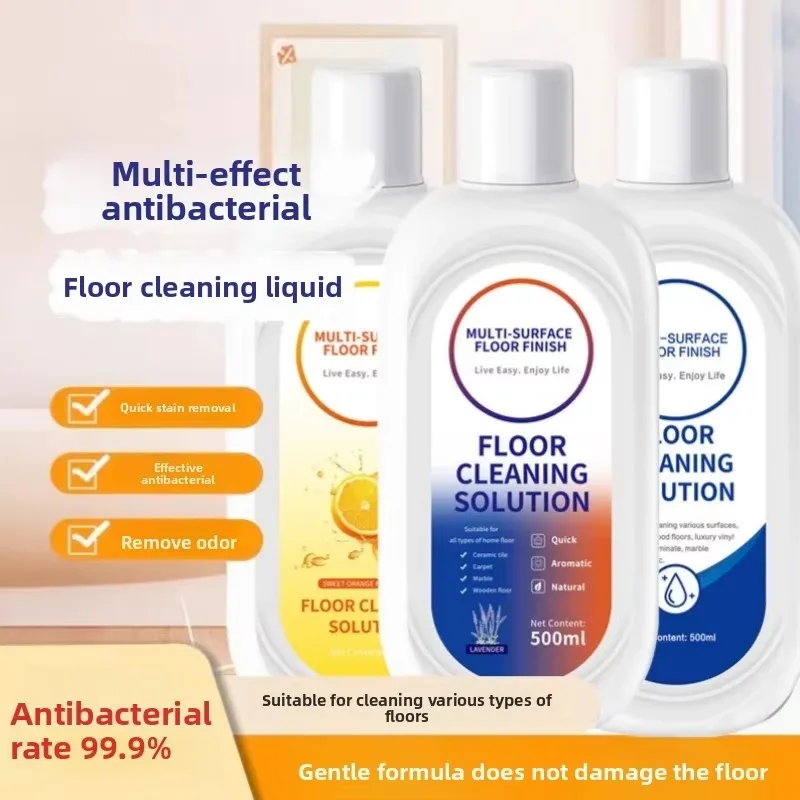 Floor Cleaner Eraser Effect Tile Wiping Strong Floor Cleaning Detergent Deco Tile Medicine Tile Cleaner Creativity Odorless500ml