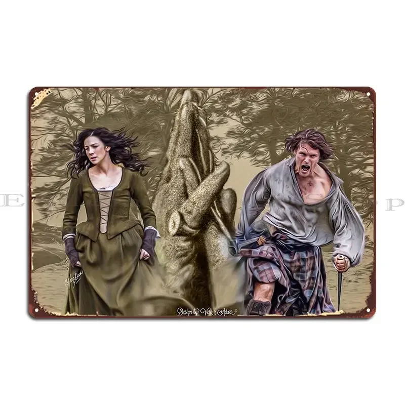 Behind The Stones Metal Plaque Poster Pub Garage Wall Cave Character Club Tin Sign Poster
