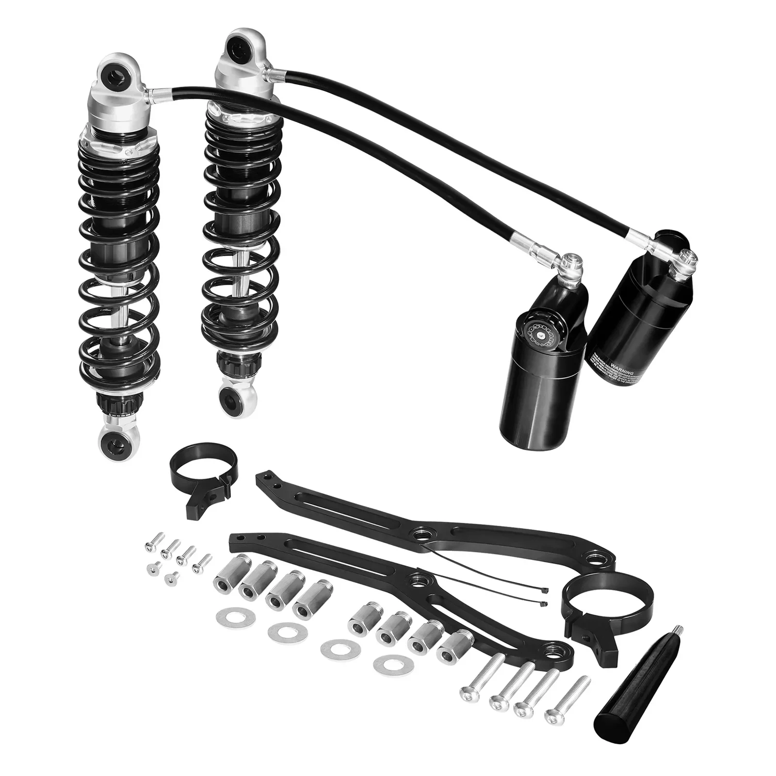 Motorcycle Remote Reservoir Rear Suspensions Shocks For Harley Touring Road Glide Electra Glide FLHT 2014-2025