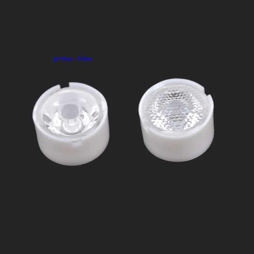 10x 13mm LED Lens 5 Degree or 90 Degree Clear or Bead Surface for CREE XPE XPE2 XPG XPG2 XTE Epiled 3535 LED Emitters