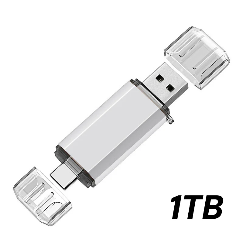 Neuer 16TB 2-in-1 OTG USB-Stick 3.0 Typ C 8TB 4TB 2TB Pendrive für iPhone Samsung Huawei Xiaomi Android Laptop Speicherstick