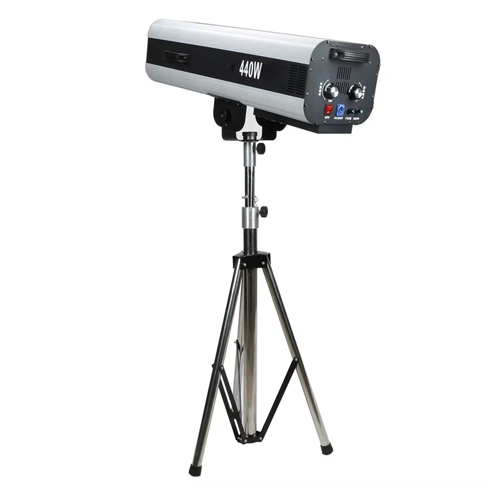 

Theater Stage Equipment Concert 440w Led Follow Spot Light Beam Projection Effect for Wedding