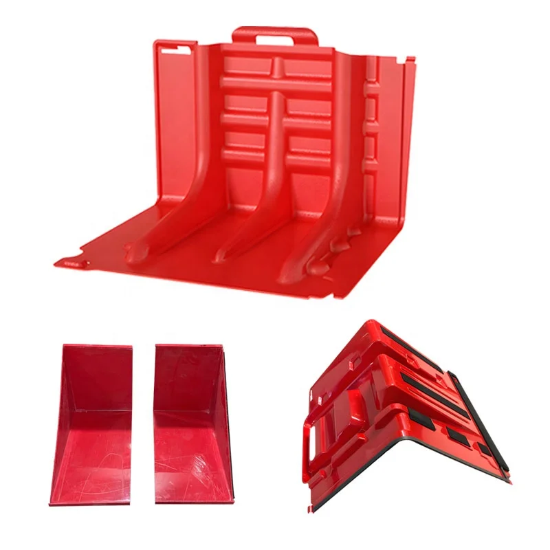 Temporary Flood Protection Barrier 75cm 110cm Barrera Contra Inundaciones Portatil ABS L Shaped Plastic Water Flood Barrier