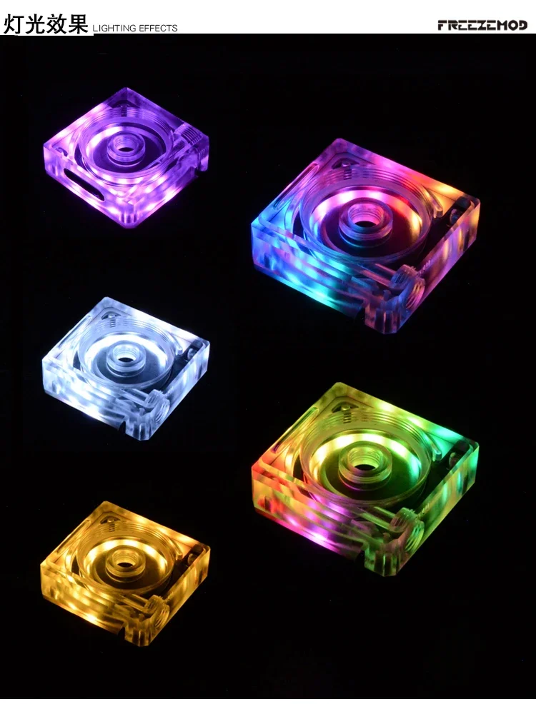 Pompa acqua DDC domestica a levitazione magnetica per refrigeratore d'acqua per computer FREEZEMOD. PUB-GCDCB-PM