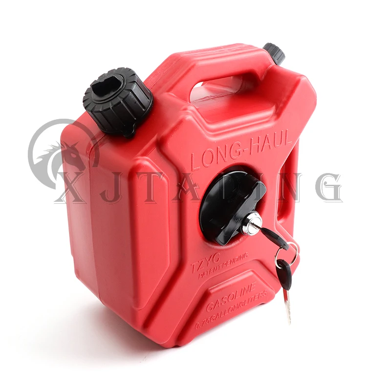 5L Red Fuel Tank Petrol Cans Barrels Can Gas Spare Container Anti-static Jerry Can Fuel Tank Pack Mororcycle ATV UTV Jerrycan