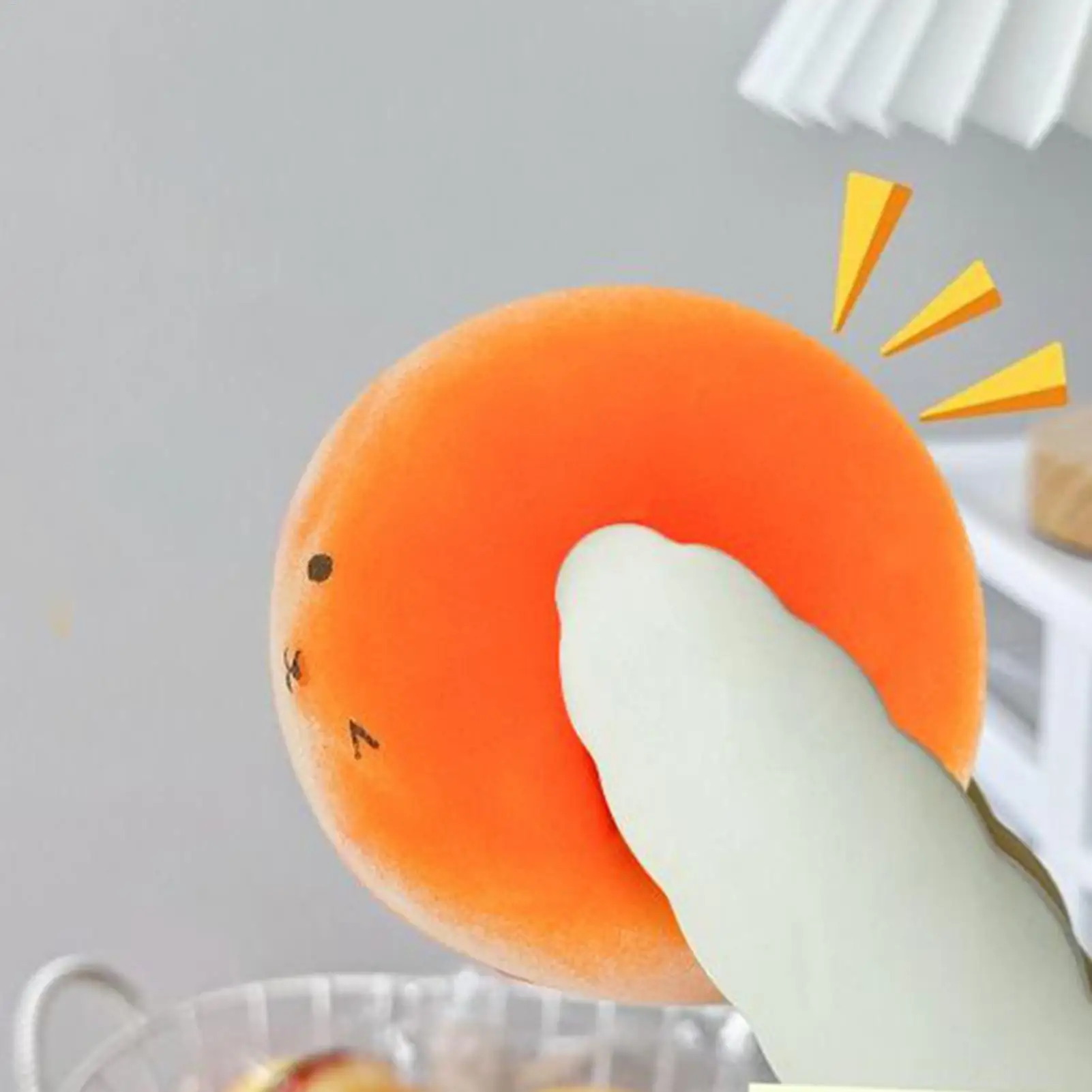 

Small hamburger TPR Pinch Toy Stress Relief Hamburger Fidget Toy Slow Rebound Delicious Food Simulation Hamburger Kids