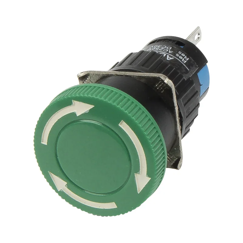 5 Buah/Banyak AB6-V 16 Mm Emergency Stop Push Button Switch (Saklar Tombol Tekan Tombol AS6-Y