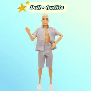 BJD -Männer mobile Artikulationen, männliche Figurenmodell, Modebuppen, DIY -Accessoires, beste Mädchengeschenk, Kinderspielzeug, 30 cm, 12 Pol, 1: 6, 11 Pol 6 Hauptverkäufe der Männer - №3