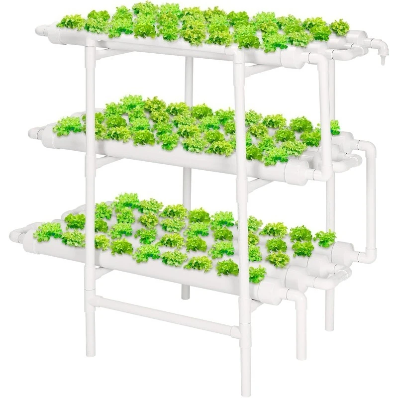 Hydroponic Kit - Vertical Hydroponic Growing System, Multi-layer Pipe