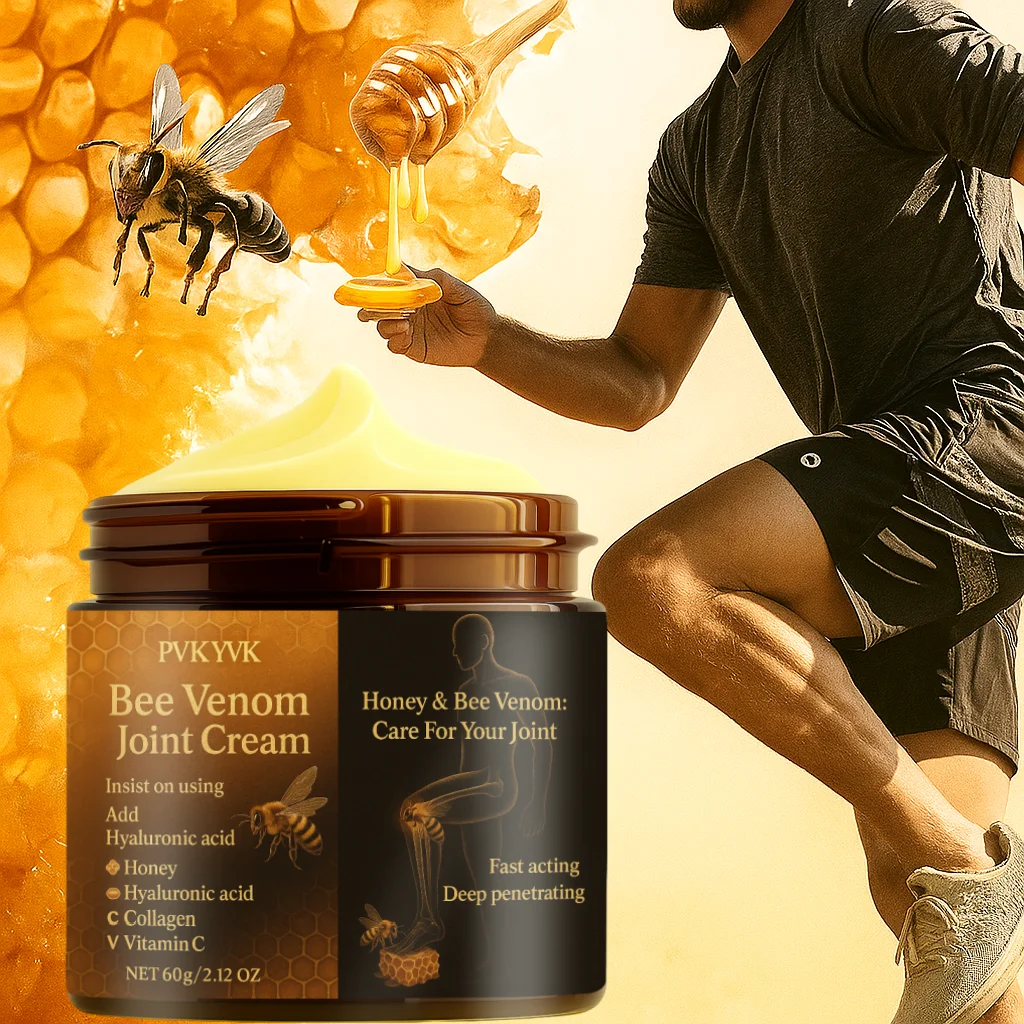 

60G Крем для ног Bee VenomJoint Cream Подходит для суставов ног, коленей, локтей и талии Быстро впитывающий/Tones Multi