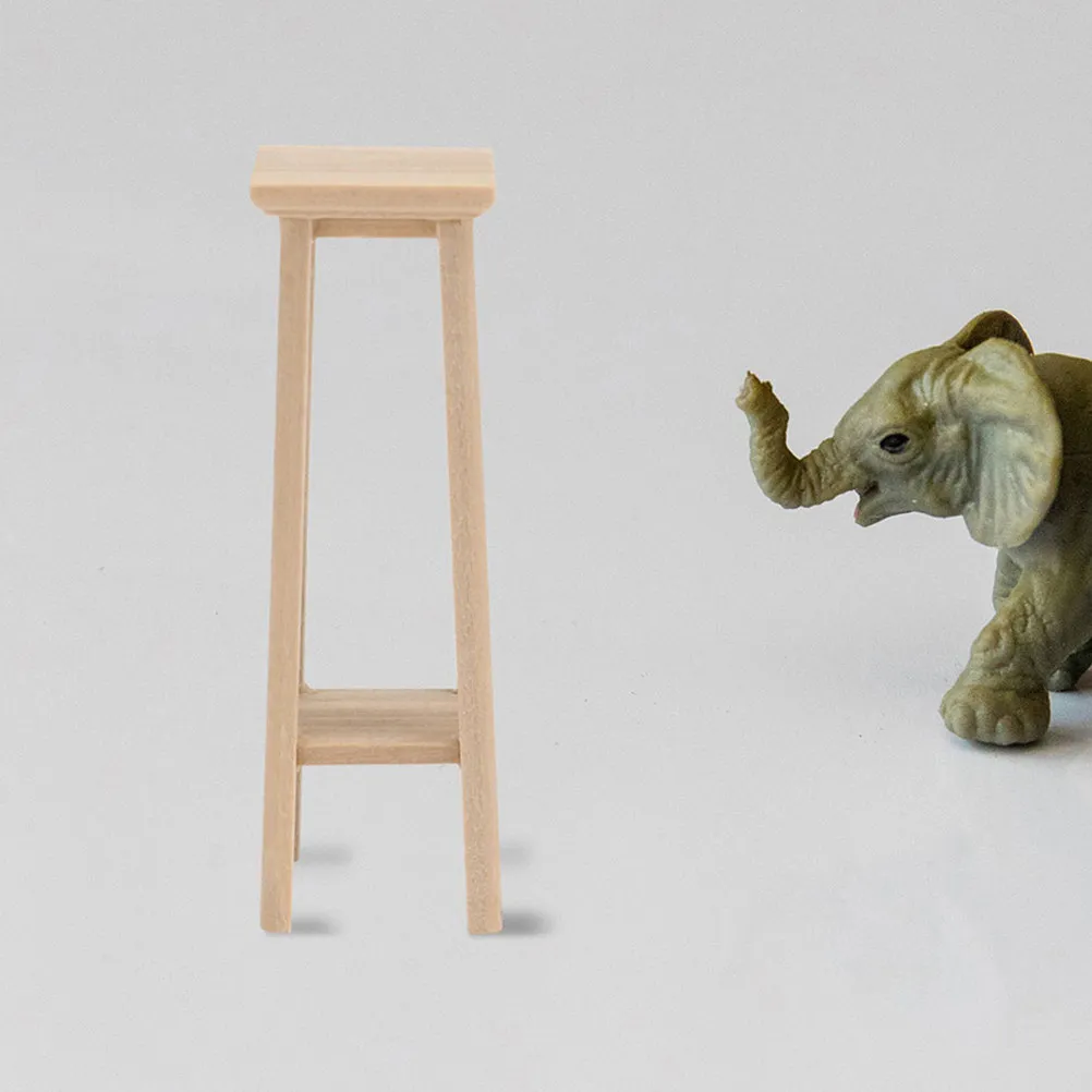 

Набор из 3 миниатюрных деревянных подставок для цветов: декоративные табуретки-стеллажи для дома, универсальные подставки для растений, декоративные полки для хранения