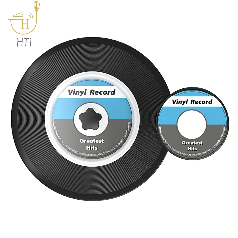 7-12 Inch EP LP Vinyl Record Label Saver Vinyl Record Clean Saver Record Cleaning Protector Waterproof Label Saver Record Clamp