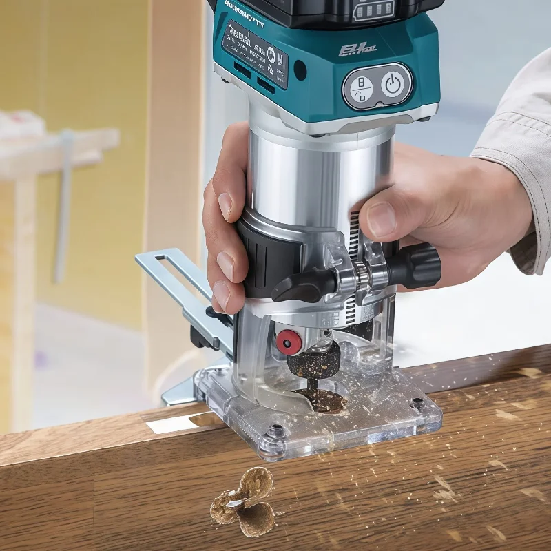 

New Makita DRT52 wireless woodworking edge trimming machine, suitable for 18V 6.0Ah Makita batteries