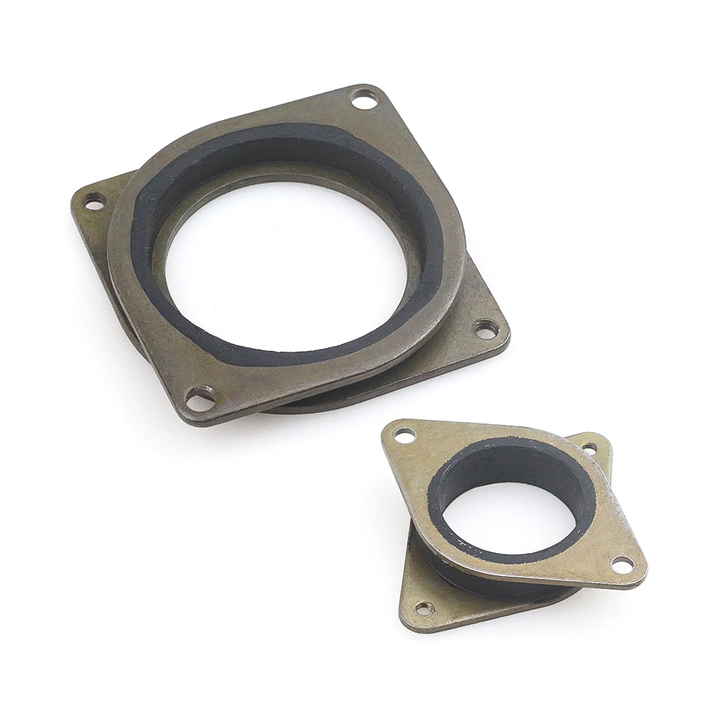 

4Pcs NEMA 17/23 Stepper Damper 42/57 Stepper Motor Damper for Nema 17/23 Stepper Motor Steel Rubber Damper Shock Absorber Ring