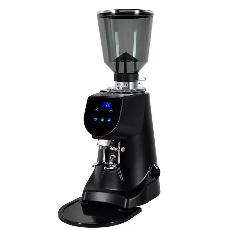 

Commercial Coffee Grinder Machine 64mm Flat Burrs 35 Oz Coffee Bean, 12 Adjustable Grind Setting, 420W, 1360Rpm, Black