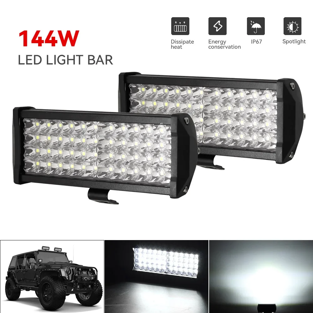 

Work Light LED Light Bars Spot Flood Beam For Work Driving Offroad Boat Car Tractor Truck 12V Car SUV ATV UTV 4WD LED Headlight