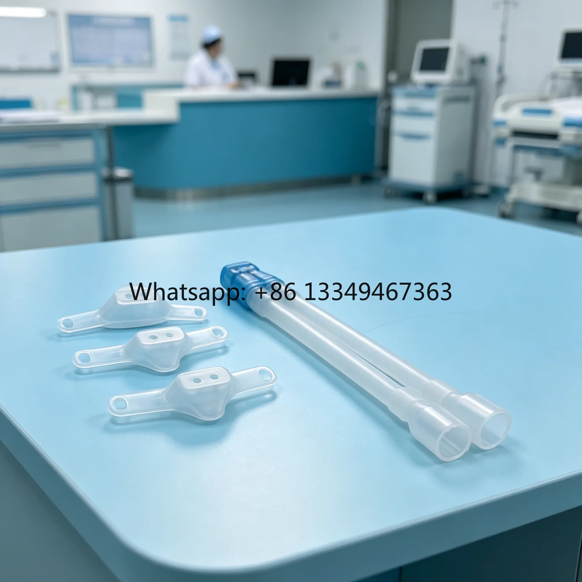 Medical  Neonatal Silicone Nasal Mask for Infant Bubble Generator Nasal Pillow Mask